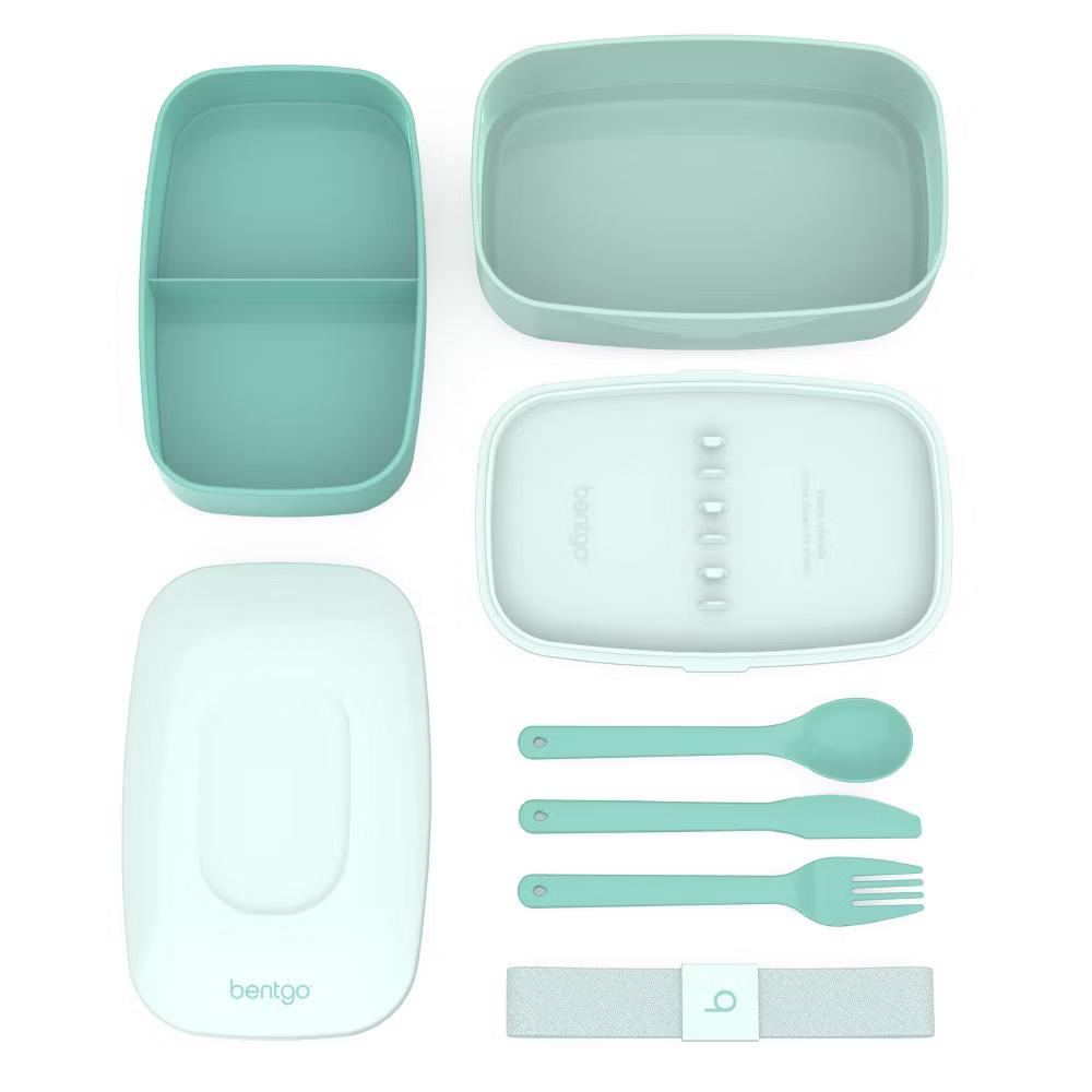 Classic All-in-One Stackable Lunch Box Container with Built in Flatware - Image 38