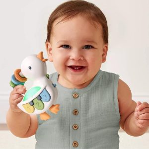 Bitzy Tunes Light Up Interactive Piano Toy - Goose