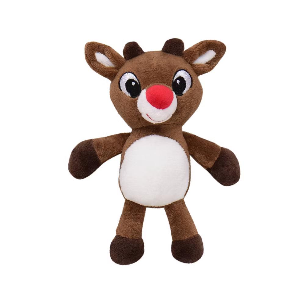 Rudolph the Red-Nosed Reindeer Swaddle Plush and Blanket Baby Toy: Sensory Development, Cotton - Image 3
