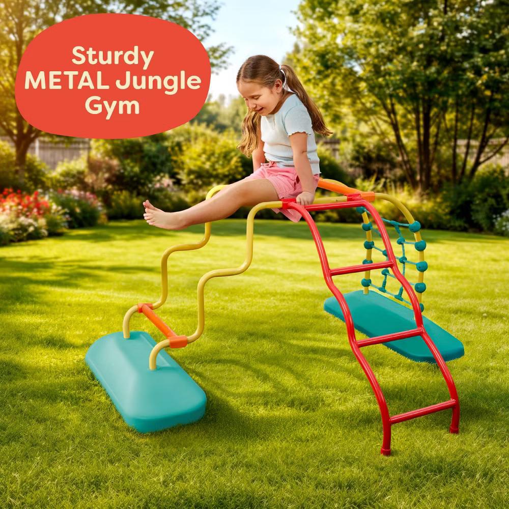 WonderGym Climbing Set - Indoor/Outdoor Jungle Gym with Standing Swing - Image 8