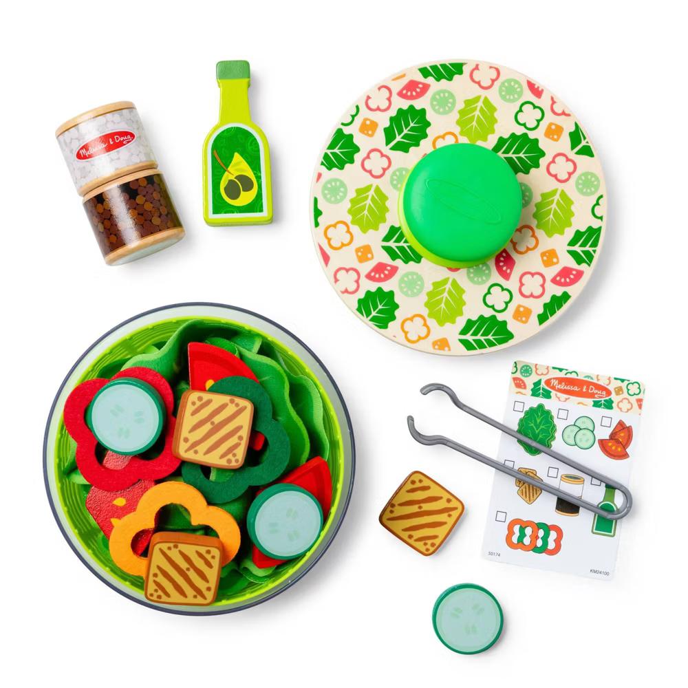 Salad Spinner Play Set, Pretend Play Food - Image 8