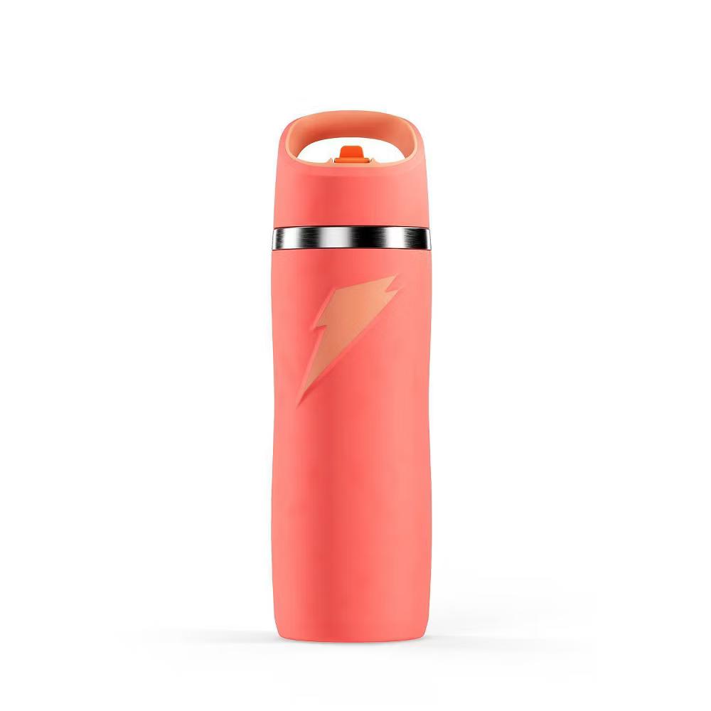 Gatorade 22oz Stainless Steel Water Bottle with Straw - Image 6