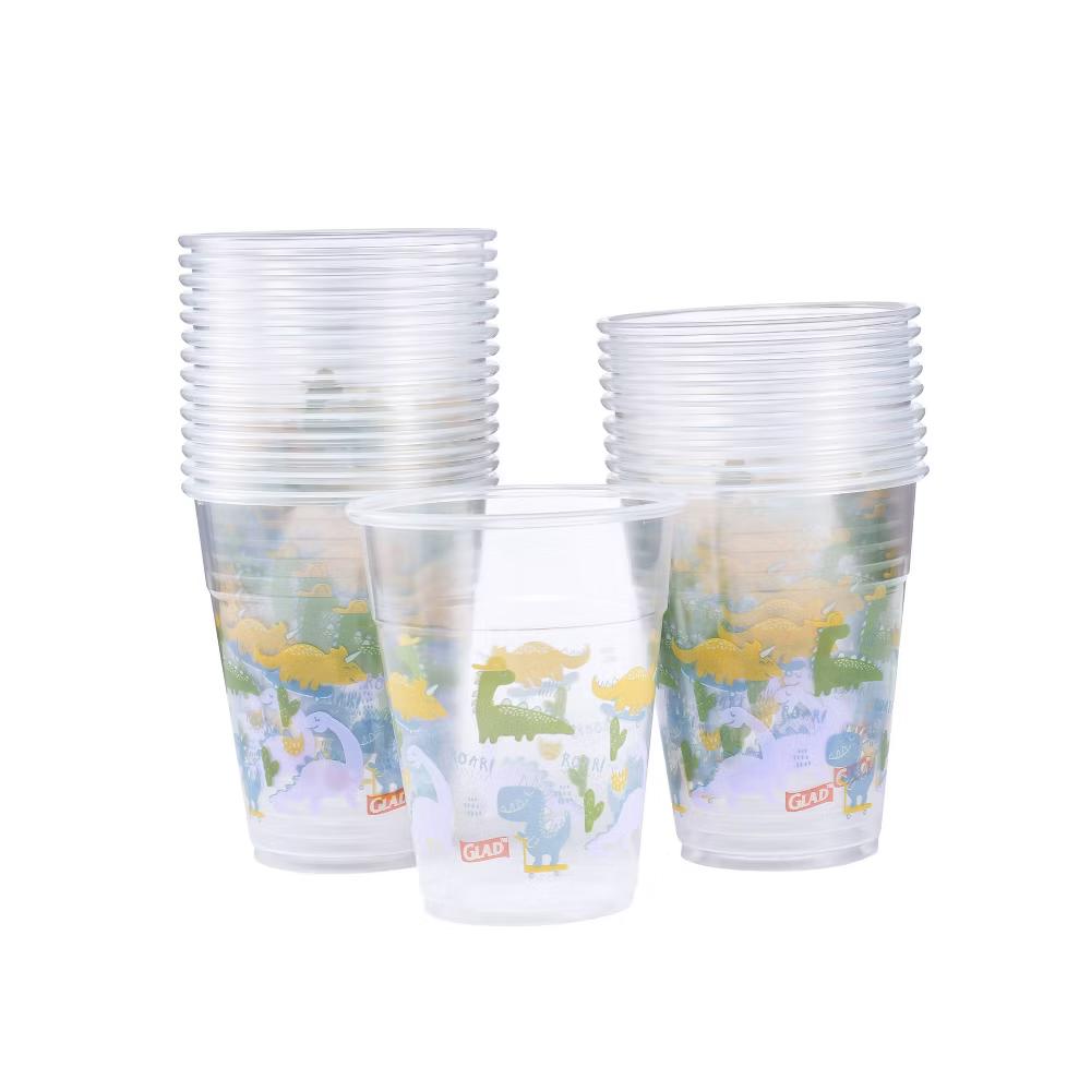 for kids' Dino Plastic Disposable Cups - 9oz/24ct