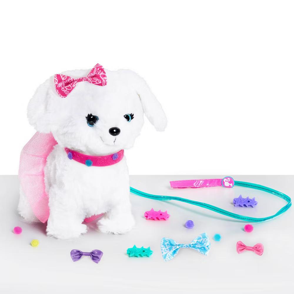 Walking Puppy Plush Toy 10pc Interactive Pet Playset with Leash and Accessories - Image 2