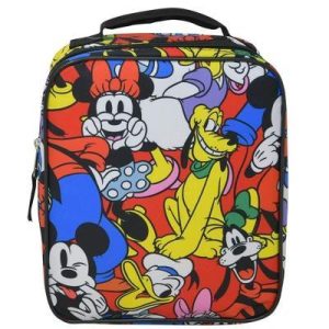 Mickey and Friends all over print Kids Insulated Lunch Bag with Handle