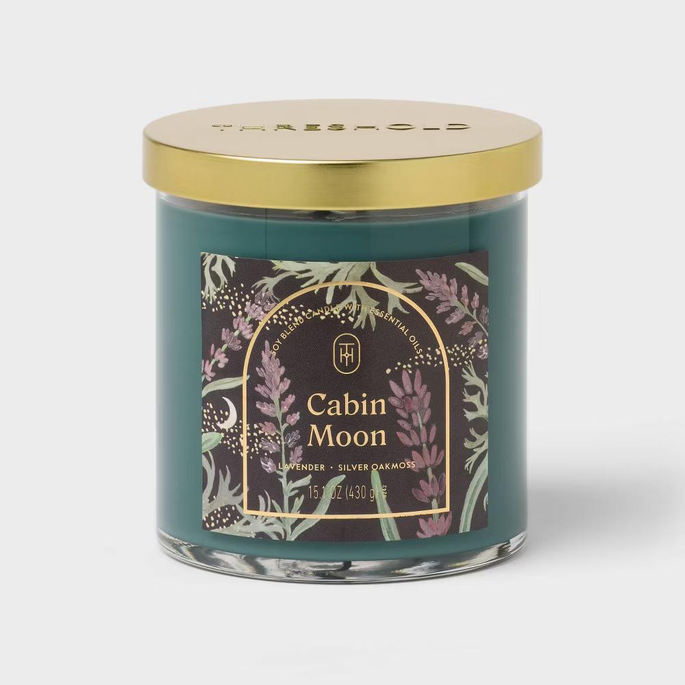 2 Wick Glass Jar Candle with Lid 15.1oz - Image 9
