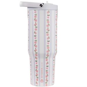 HydroJug Sport – Insulated Stainless Steel Water Bottle with Flip Straw & Bucket Handle, Leakproof
