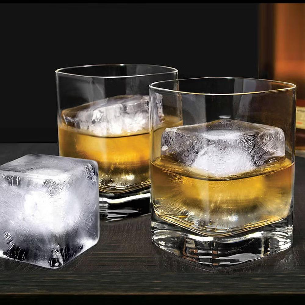 Oggi (Set of 2) Large Square 6 Cube Ice Trays Gray - Image 4