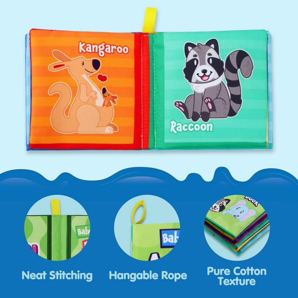 12 Pcs Baby Bath Toys, Waterproof Soft Cloth Books for Baby Multi-Age, Infant Early Education First Toys for Toddlers Kids Birthday Gifts - Image 8