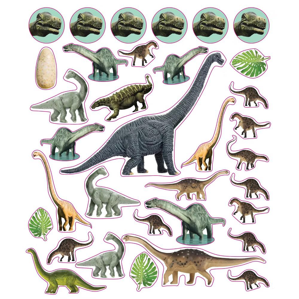 Eyelike Stickers Dinosaurs - Workman: 400 Reusable Kids & Planner Stickers, 12 Sheets, Dinosaur Theme - Image 2