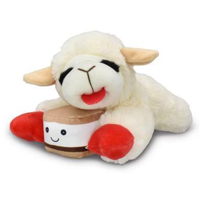 Lamb Chop Dog Interactive Plush Toy - White - Image 6