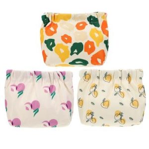 Waterproof Mini Makeup Bag Multicolored 5.12"x1.97"x4.72" 3 Pcs
