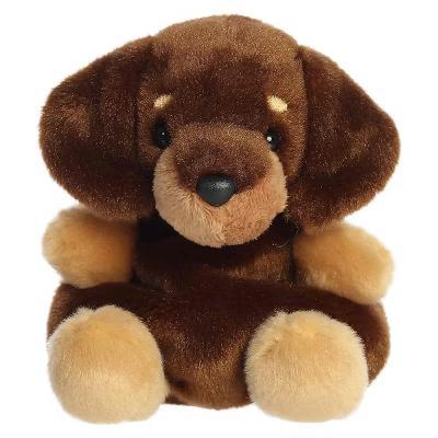 Mini Houdini Dachshund Palm Pals Adorable Stuffed Animal Brown 4.5" - Image 2