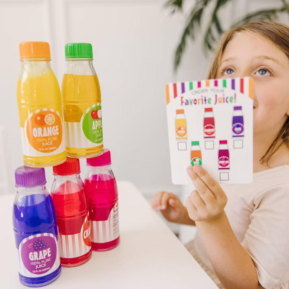 Tip & Sip Toy Juice Bottles and Activity Card (6pc) - Image 5