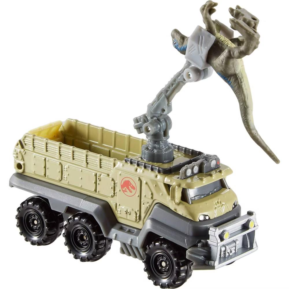 Matchbox Jurassic World Rebirth Dino Transporter Toy Car or Truck and 1-2 Mini Dinosaurs (Styles May Vary) - Image 6