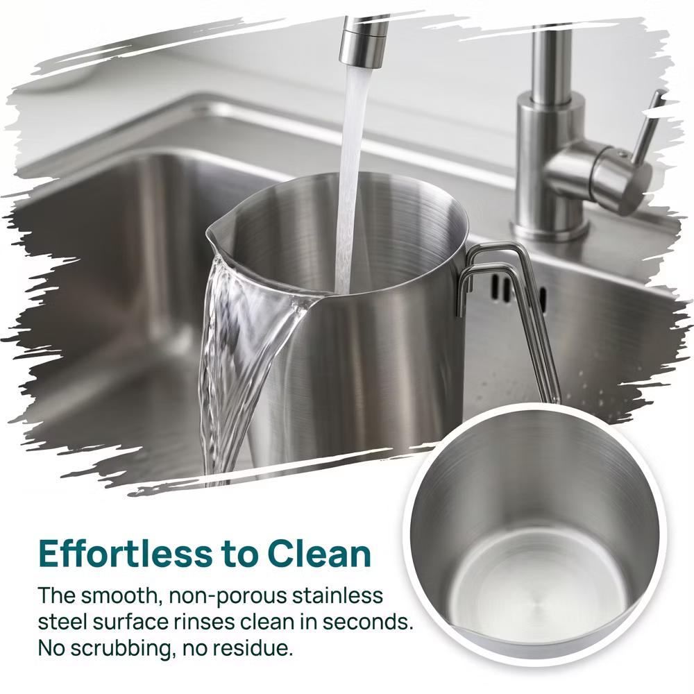 Measuring Cup, Liquid Stainless Steel Measuring Cup for Kitchen Use, Ideal for Measuring Ingredients Precisely - Image 12