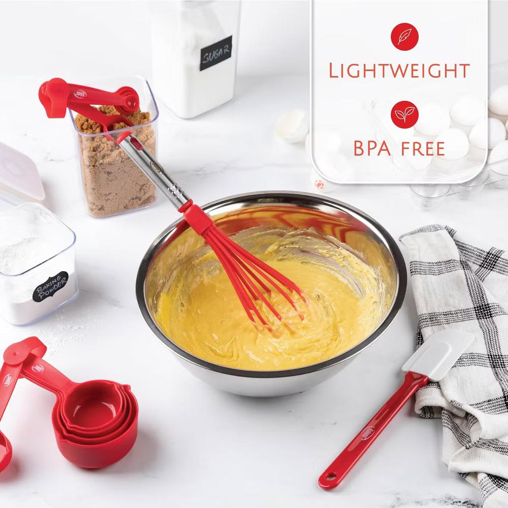 Kitchen Utensils Set, Nylon and Stainless Steel Cooking Utensils, Dishwasher Safe and Heat Resistant Kitchen Tools - Image 38