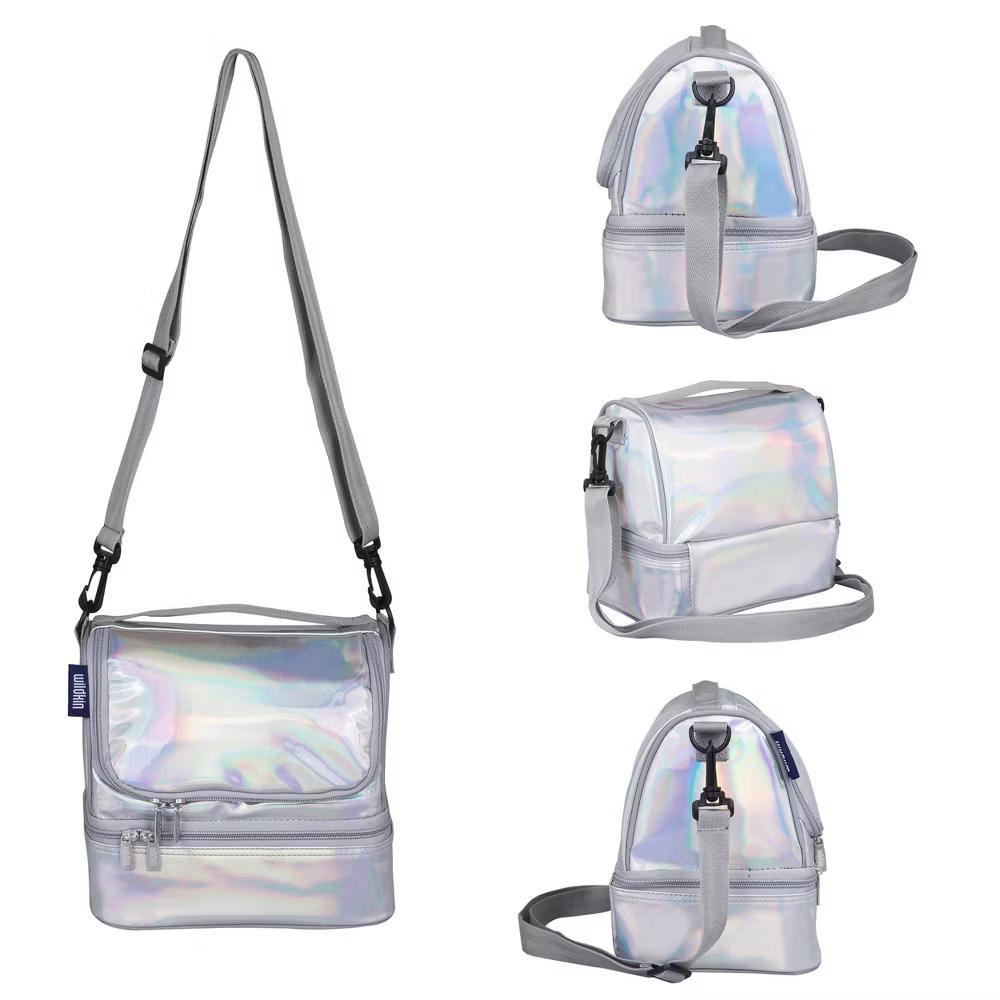 Wildkin Solid Two Compartment Kids Lunch Bag - Image 12