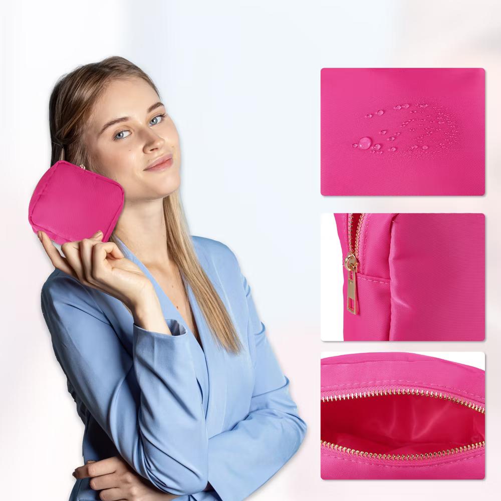 Waterproof Nylon Mini Makeup Bag 1 Pc - Image 13