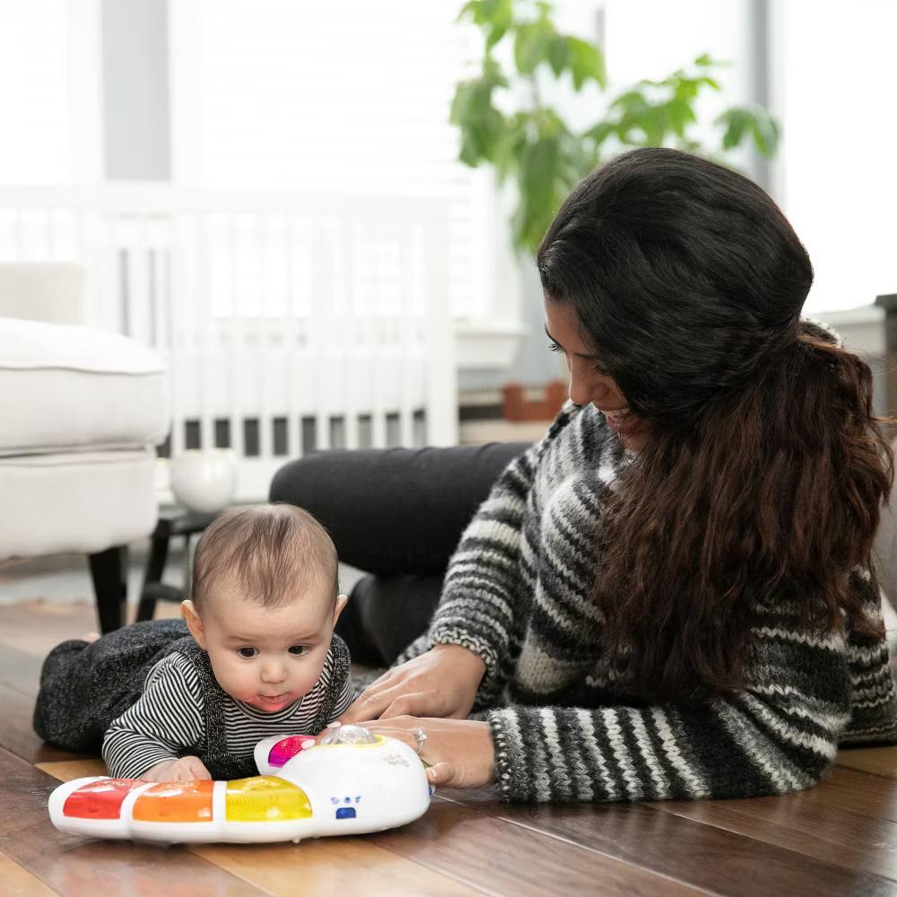 Baby Einstein Glow & Discover Light Bar Tummy Time Toy: Sensory Development, Music, Illustrated Animals, Multiple Modes - Image 6