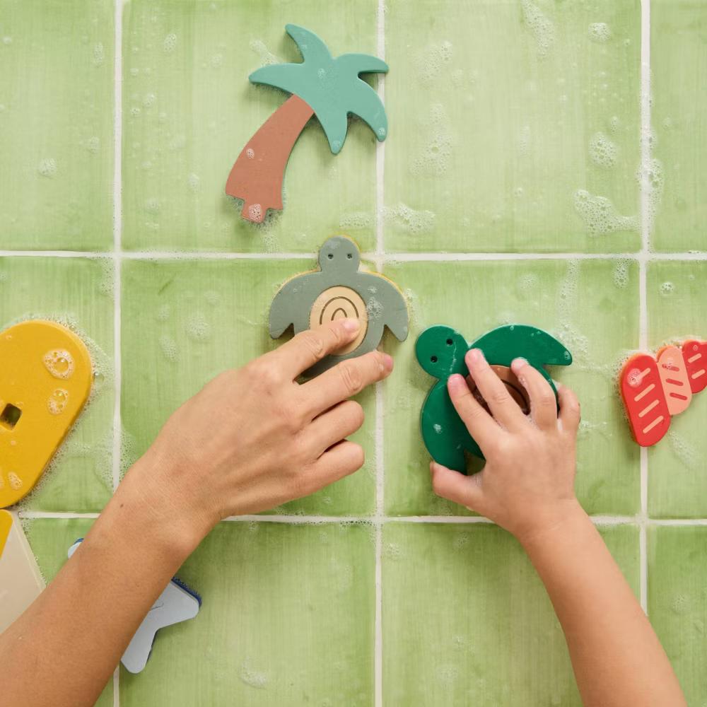 Lalo Foam Baby Bath Toy - Tropical Island