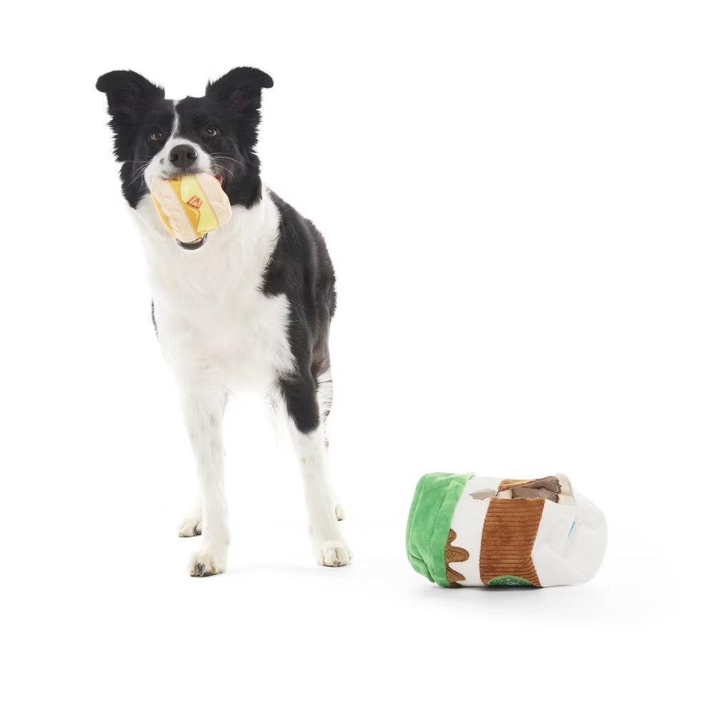 Latte Dog Toy - Puppin' Hot Latte: Holds Treats, Squeaks, Crinkles, All Breeds, All Ages - Image 4