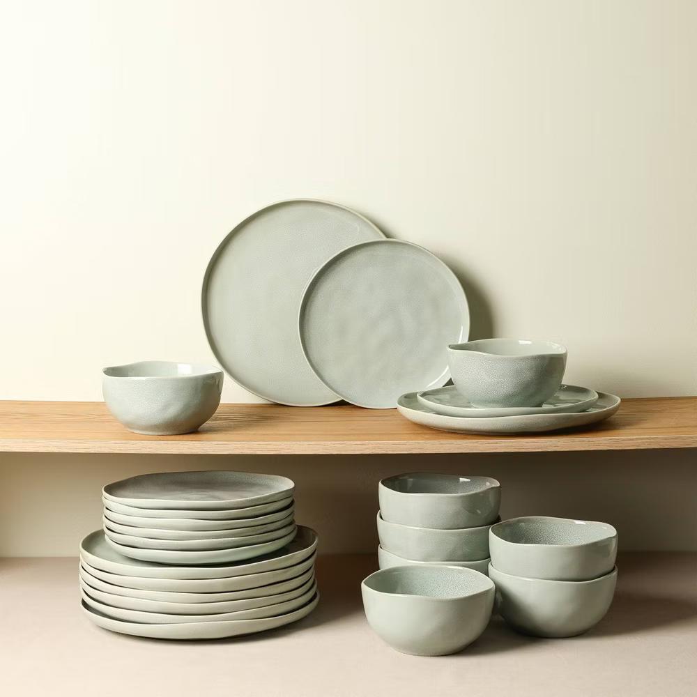 24pc Mirella Stoneware Dinnerware Set - Image 23