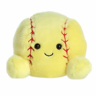 Mini Shortstop Soft Ball Palm Pals Adorable Stuffed Animal Yellow 4.5" - Image 4