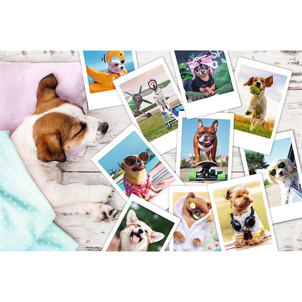 Red 300 Piece Kids Puzzle - Holiday Pictures - Image 3