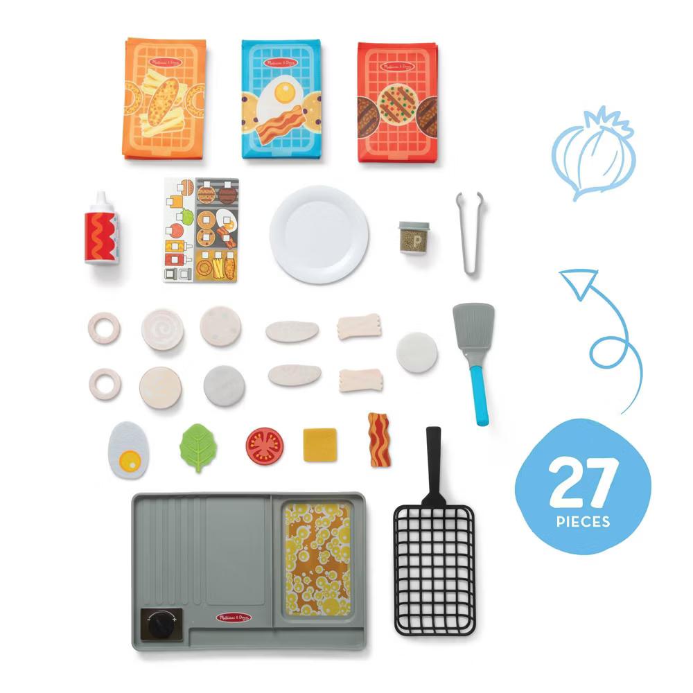 Flip & Fry Grill Play Set with Water WOW!® Color Changing Play Food Preschool Toy - Image 4