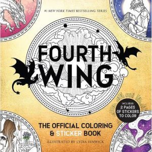 Fourth Wing: The Official Coloring and Sticker Book - by Rebecca Yarros (Paperback)