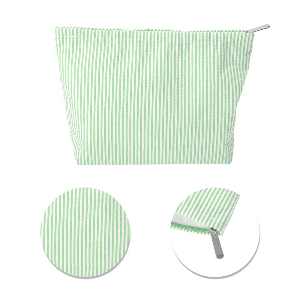 Seersucker Stripes Makeup Bag 1 Pc - Image 6