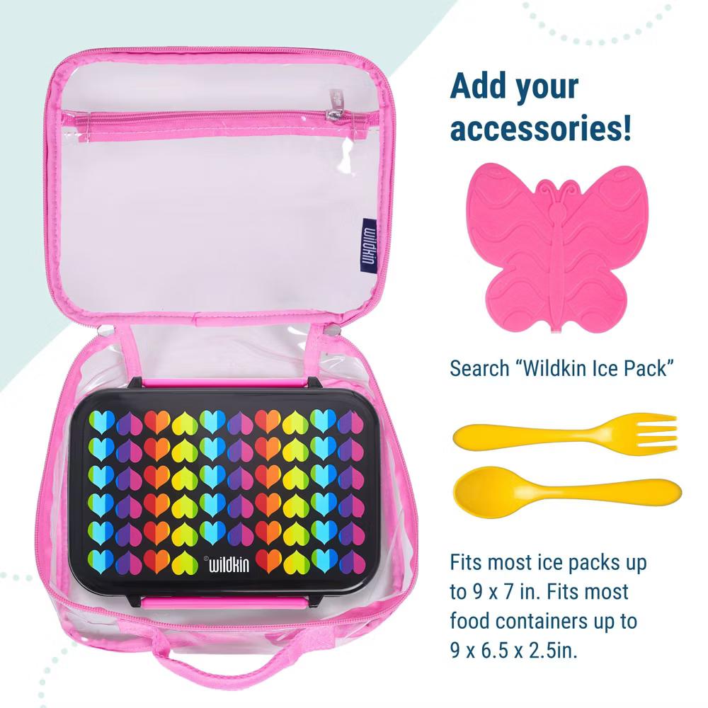 Wildkin Kids Insulated Lunch Box in Solid Colors – Durable and Reusable for School & Travel - Image 23