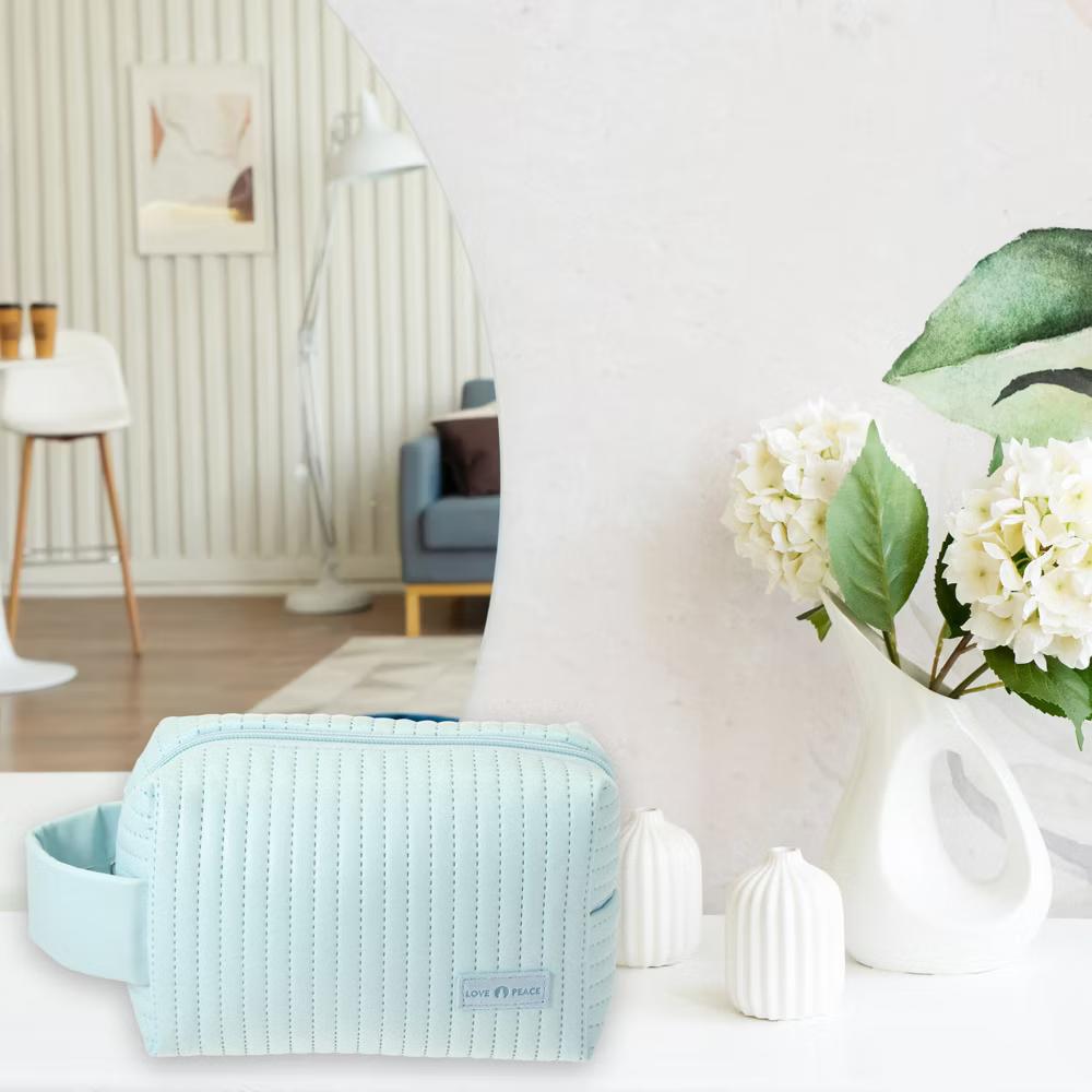 Faux Leather Small Makeup Bag - Image 12