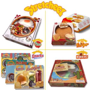Stretcheez Pizza 2pk - Surprise Styles & Toppings, Stretchy Toy Food for Kids 3+