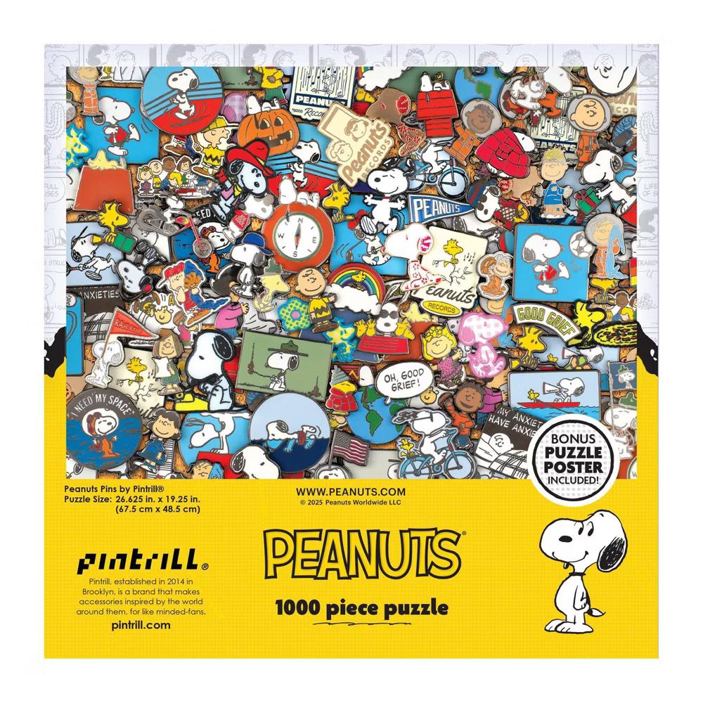 Peanuts Pins 1000pc Jigsaw Puzzle - Image 4