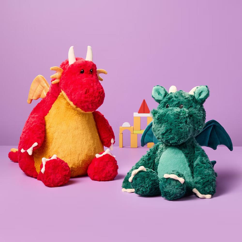 18" Jumbo Dragon Stuffed Animal - Image 3