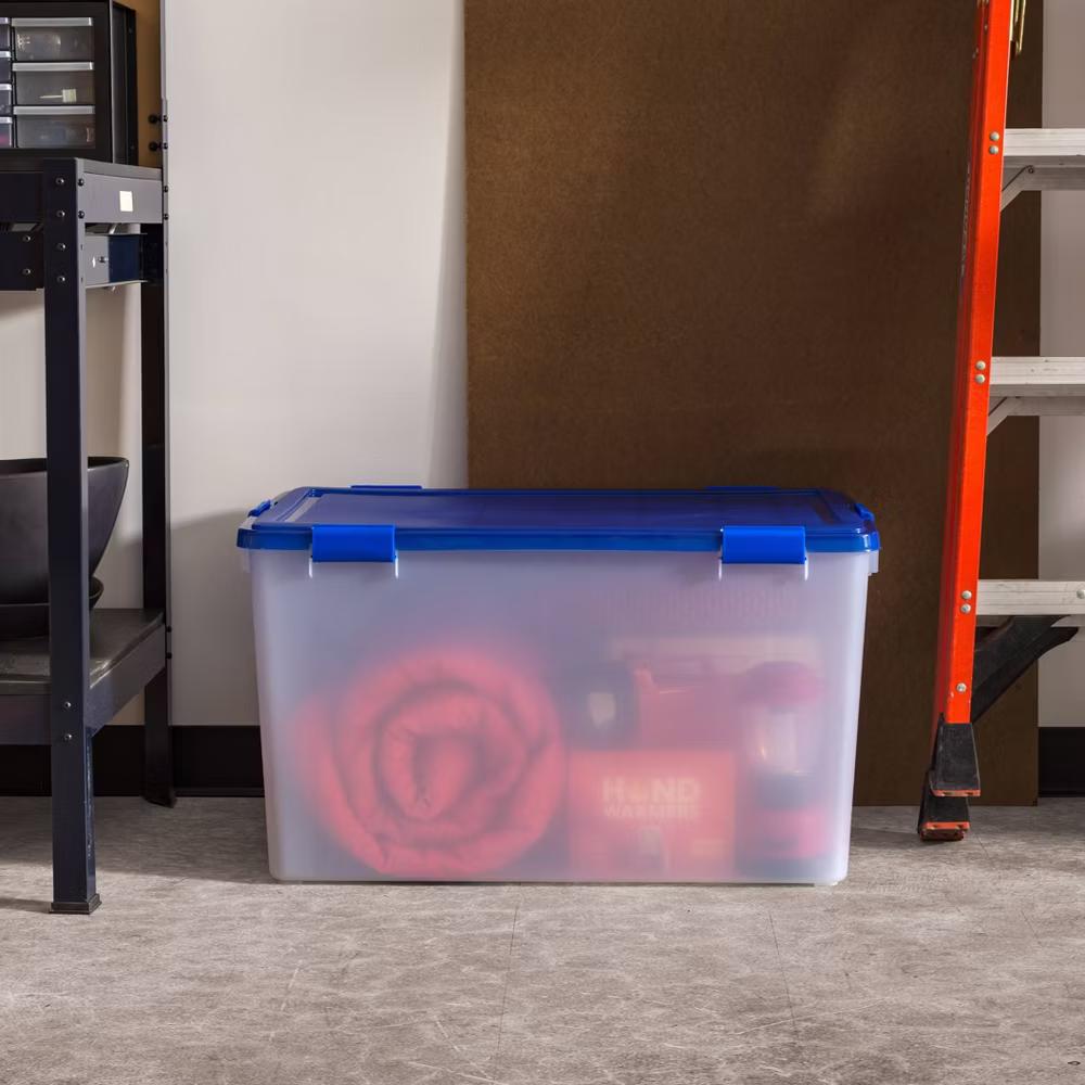 IRIS WeatherPro Plastic Storage Bin with Lid - Image 66