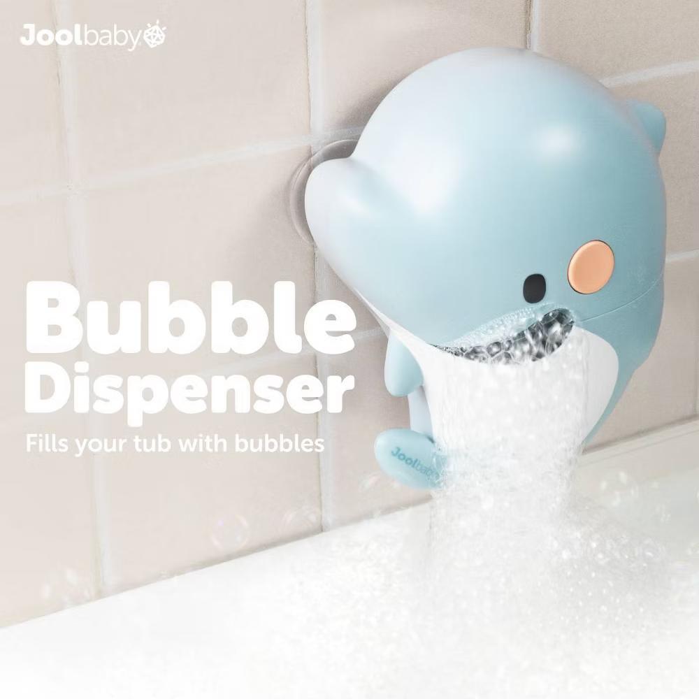 Jool Baby Dolphin Bubble Foam Maker Bath Toy: Interactive Plastic Bathing Companion with Animal Educational Focus - Image 3