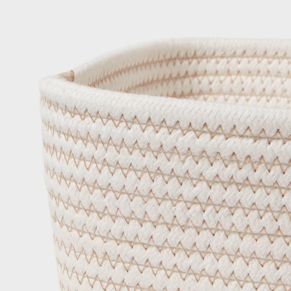 Small Coiled Rope Basket - Image 4