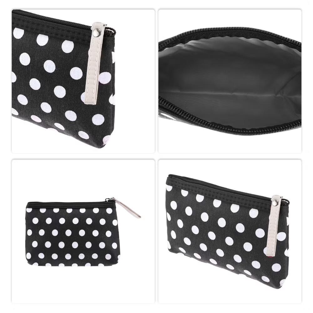 Women's Durable Dots Cosmetic Bag 1 Pc - Image 3