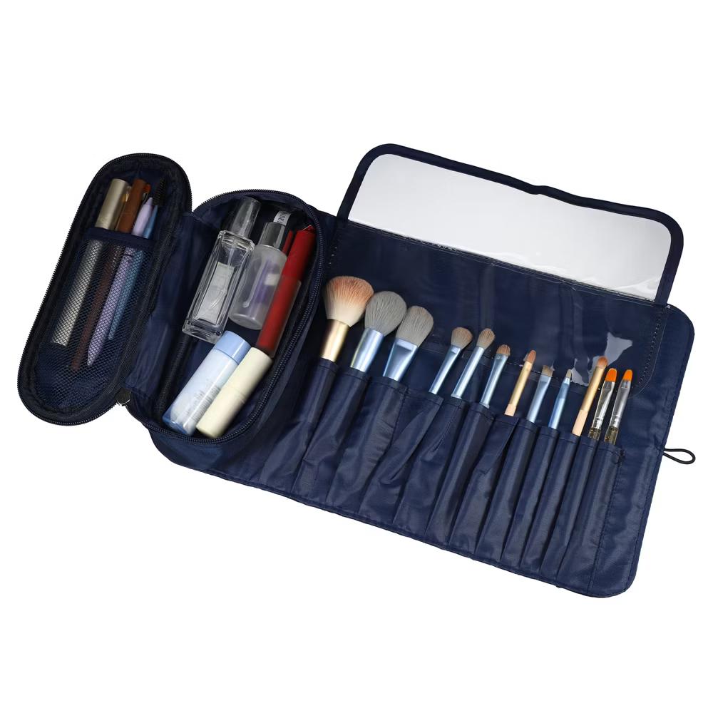 Travel Makeup Bag Makeup Brush Holder Portable Makeup Organizer Bag Cosmetics Storage Bag Waterproof 1 Pcs - Image 15