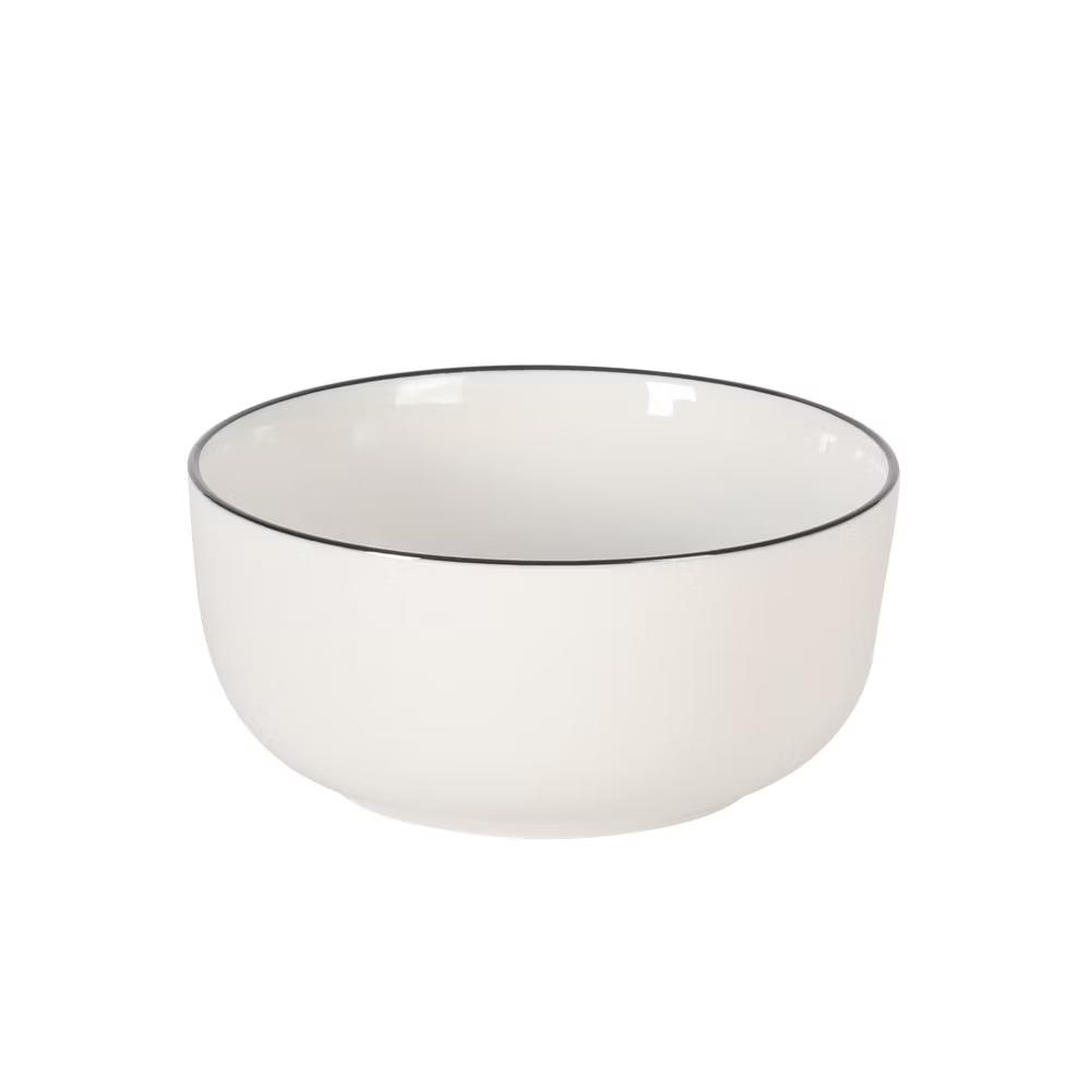 Oslo 12 Piece Porcelain Dinnerware Set – Dinner Plates, Salad Plates & Bowls, Classic White Everyday Dish Set, Dishwasher Safe - Image 7