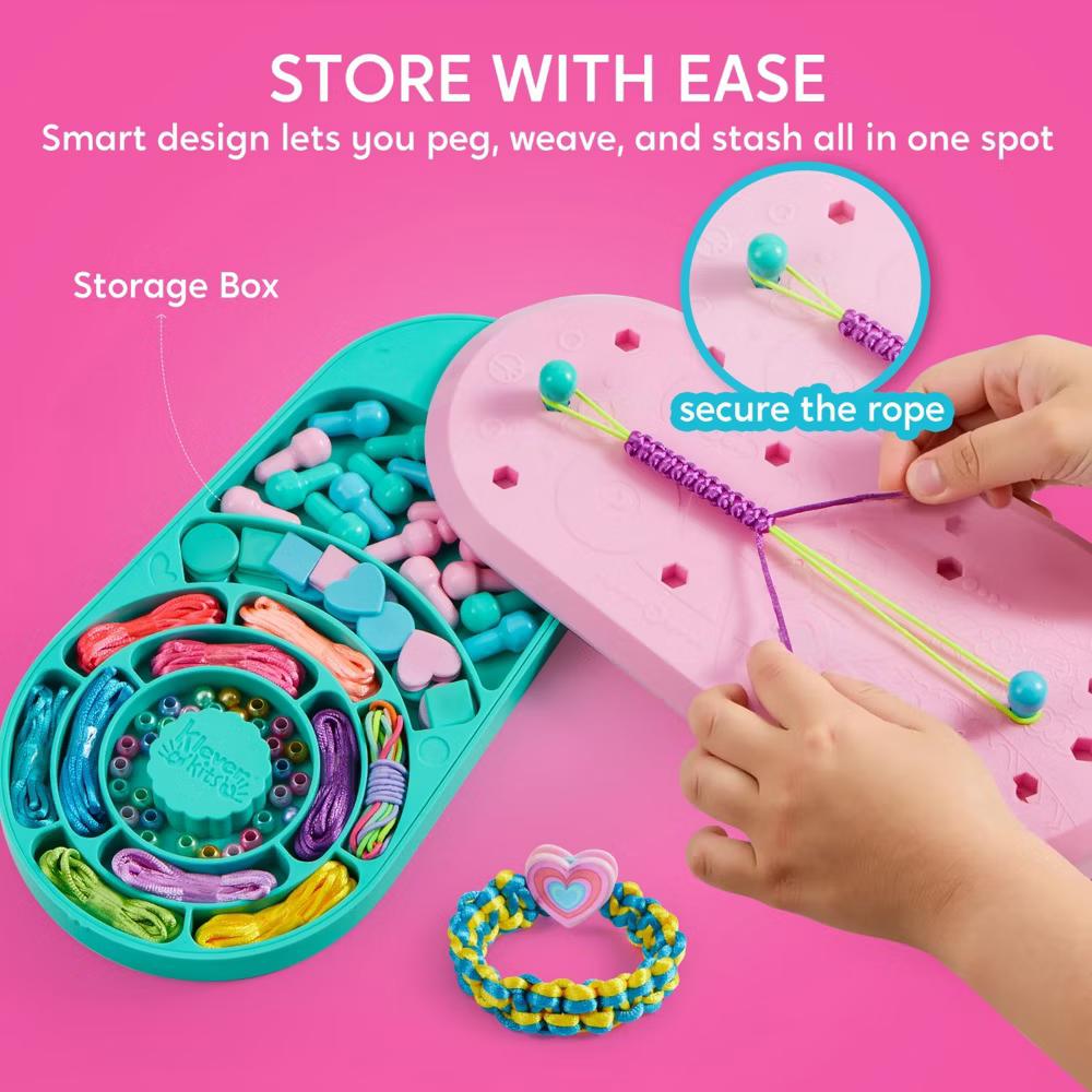 Klever Kits Friendship Bracelet Making Kit for Kids, Jewelry Making Kit DIY Arts & Crafts with 10 Knot Styles, Ideal Birthday Gift for Girls Ages 6-12 - Image 2