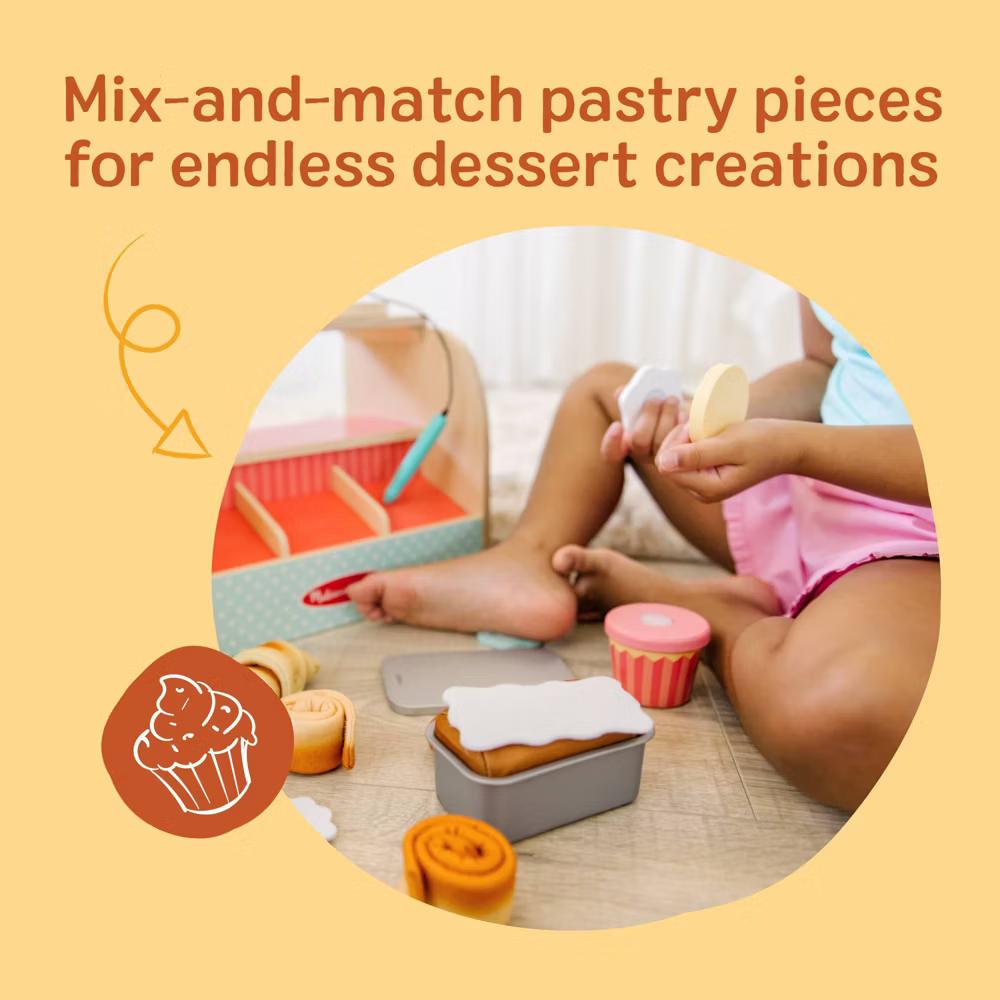 Wooden La Patisserie Bakery (39pc): Toy Kitchen Accessories for Creative Play - Image 9