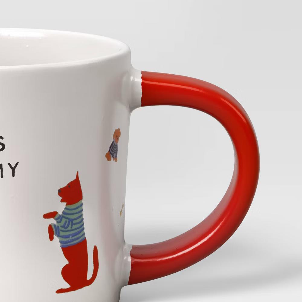 17oz Stoneware HOME IS WHERE MY DOG IS Mug - Image 2