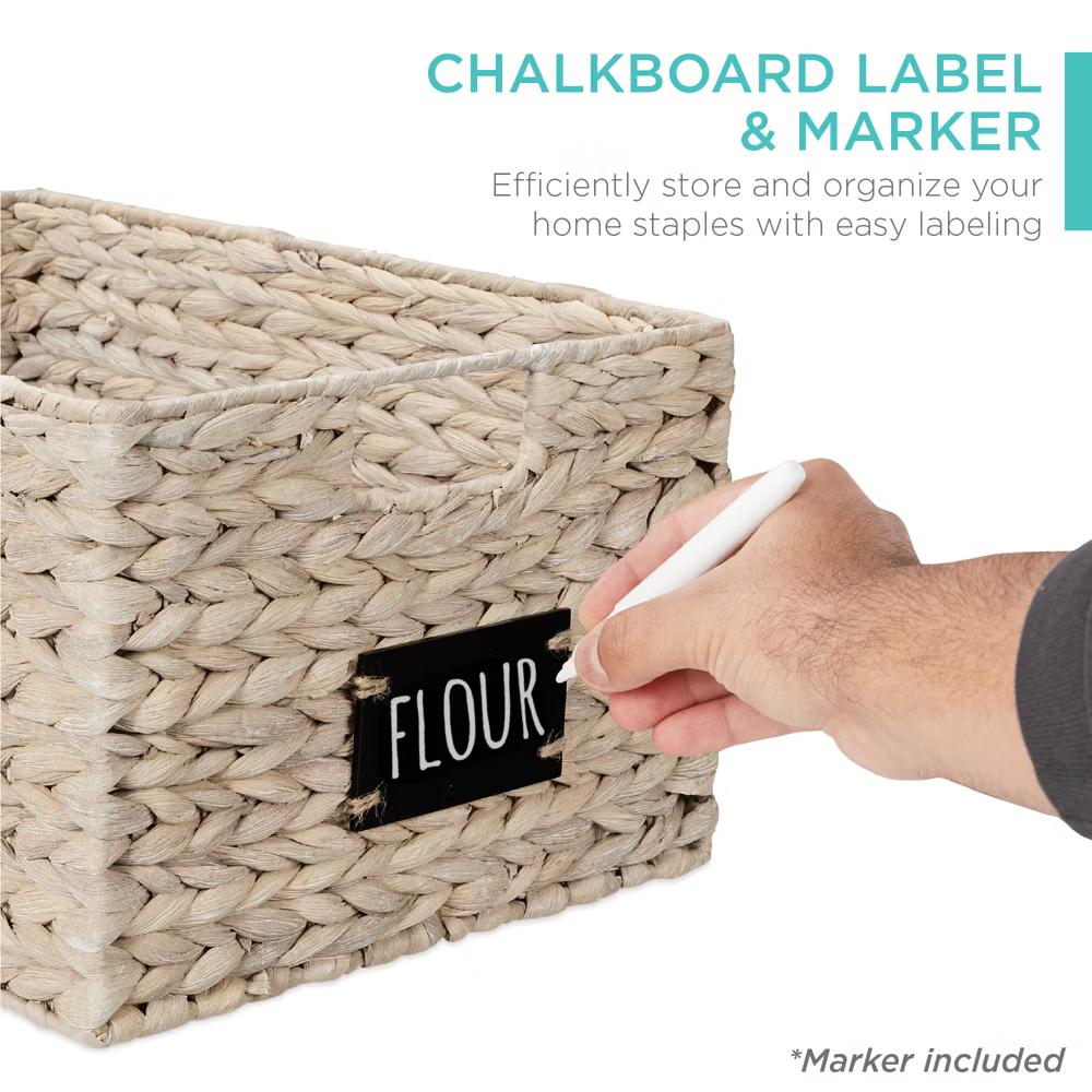 Set of Woven Water Hyacinth Baskets - Image 33