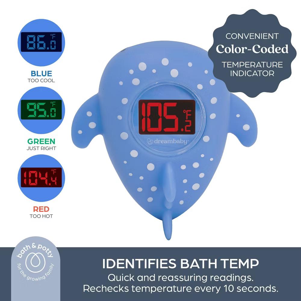 Dreambaby Room and Bath Thermometer - Whaleshark - Image 6