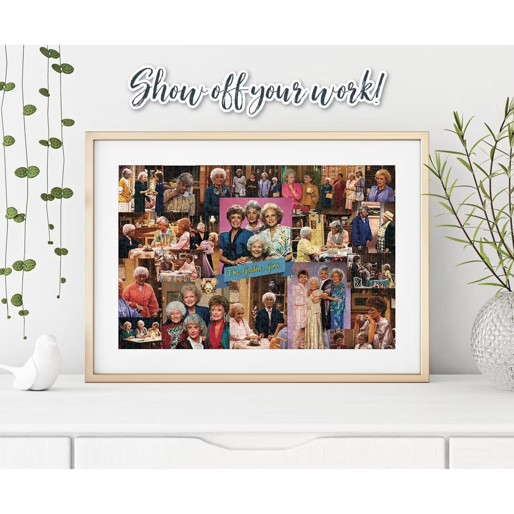 Toynk Golden Girls Collage '80s Puzzle For Adults And Kids | 1000 Piece Jigsaw Puzzle - Image 5