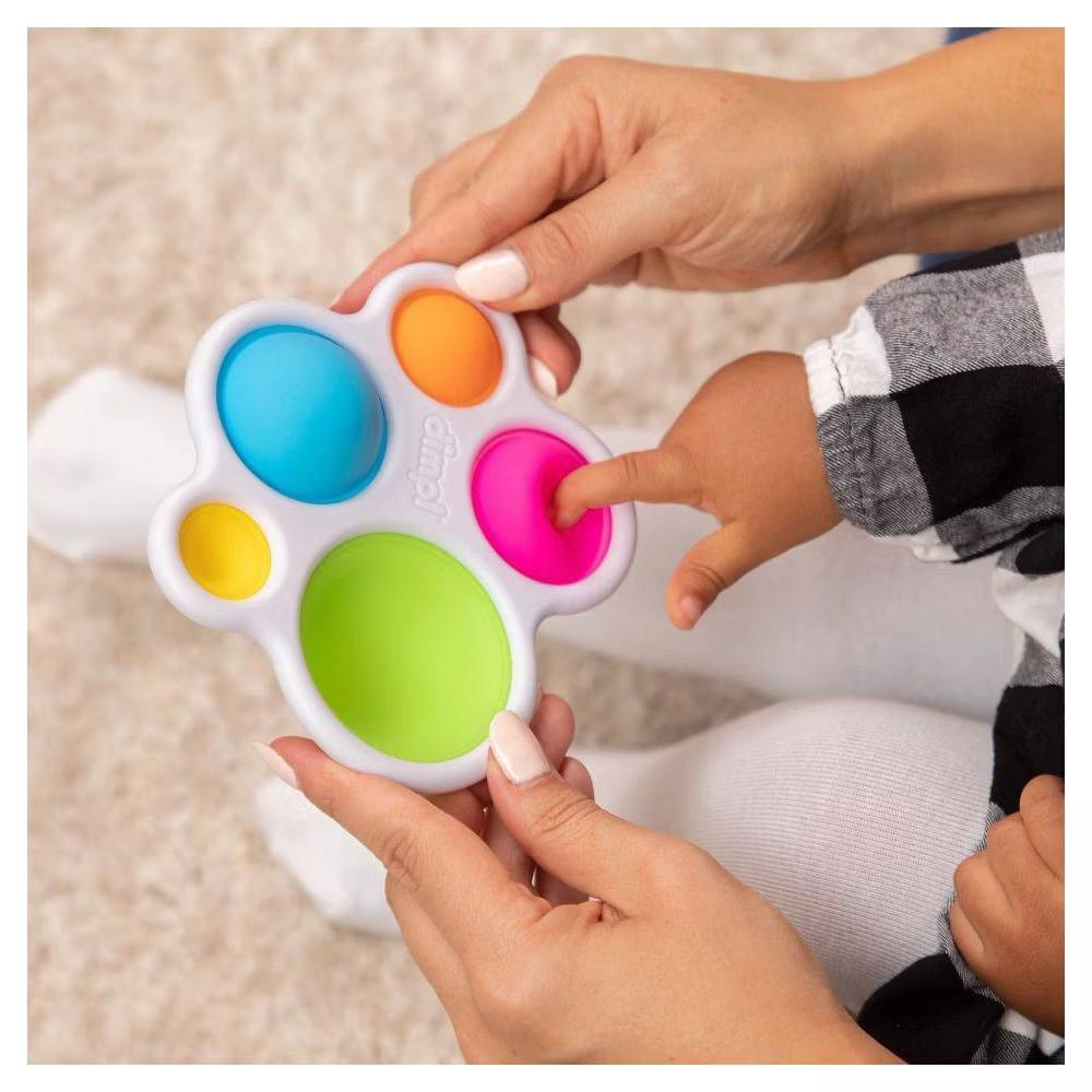 Dimpl Baby and Toddler Learning Toy: BPA-Free, Silicone Material, Sensory Development